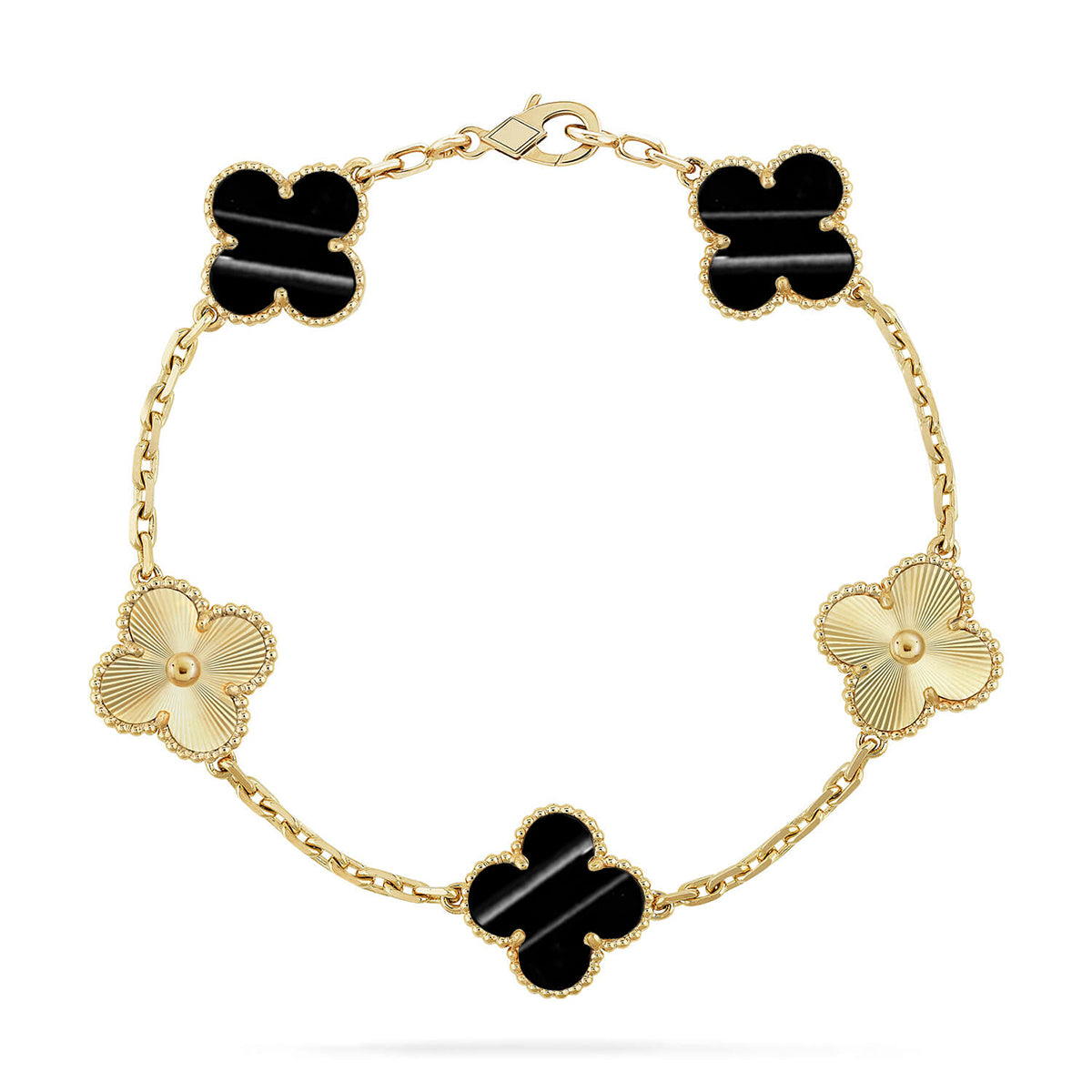 [⭐JeweliWhal] CLOVER 5 MOTIF PULSAR STONE BRACELET COLLECTION