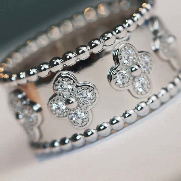 Jewelicorn Kleeblatt-Kaleidoskopring 10 mm