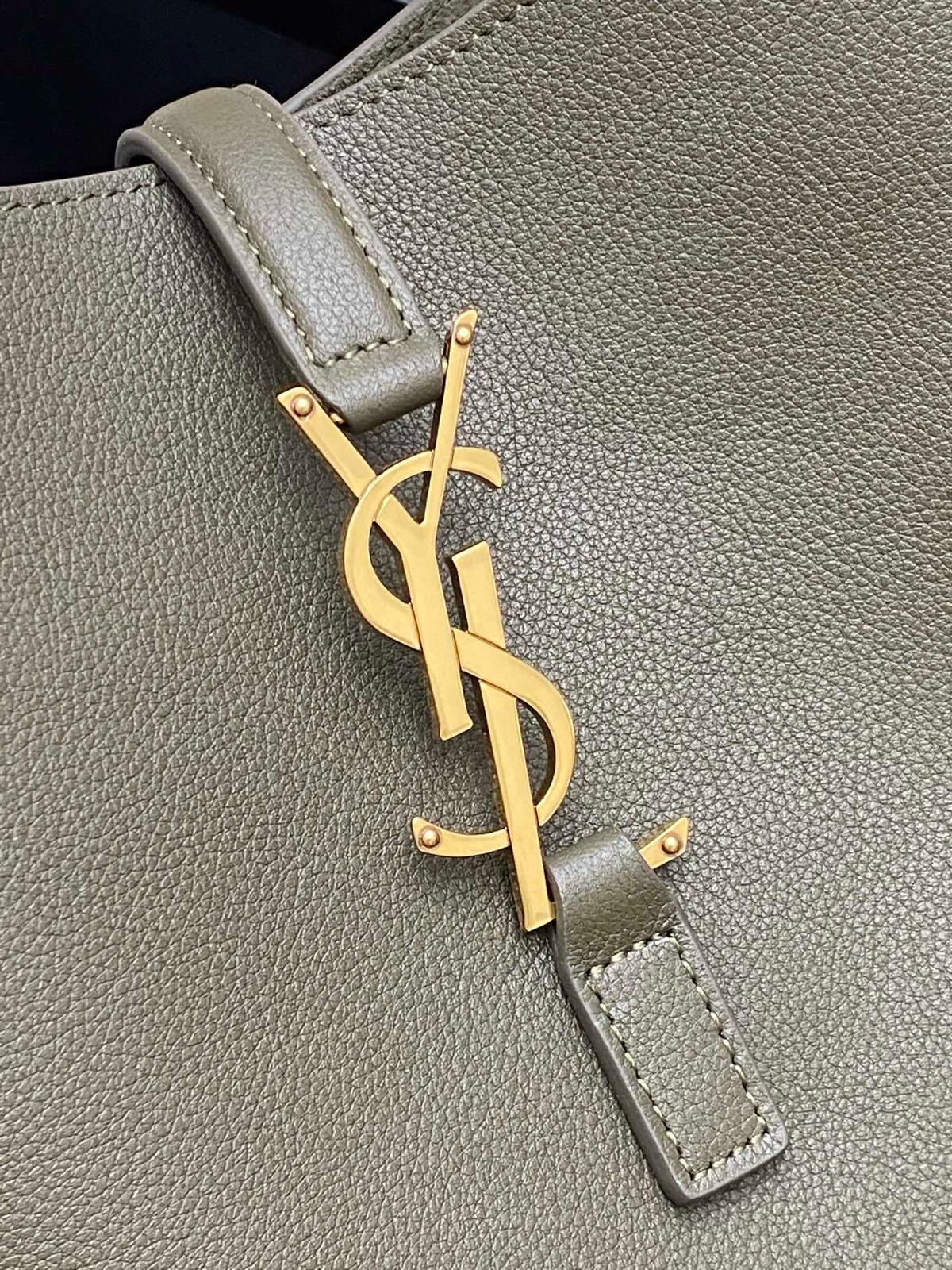 LE 5 À 7 SUPPLE SMALL 22 BROWN CALFFKIN