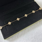 [⭐JeweliWhal]CLOVER 6 MOTIF DIAMOND BRACELET