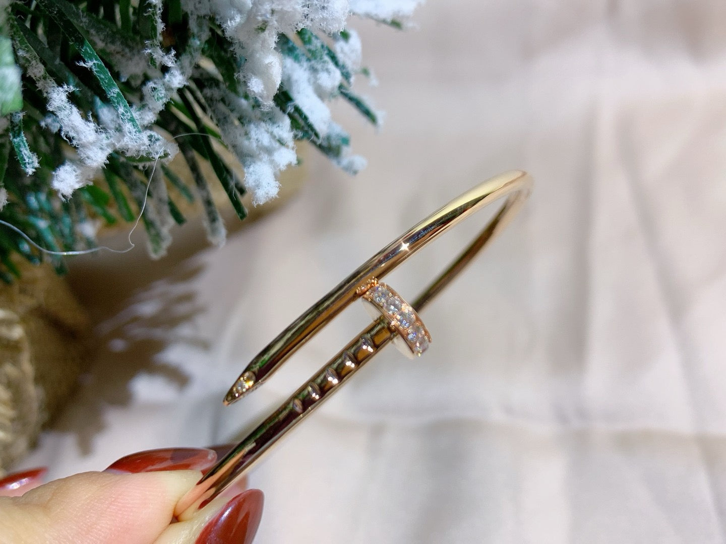 Jewelicorn Juste Armband mit 2,5 mm Diamanten