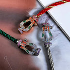 ¡®Jewelicorn¡¯FORC ラージ ホースシューカラー ダイヤモンド ブレスレット シルバー