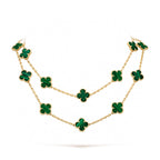 ¡®Jewelicorn¡¯CLOVER 20 MOTIFS MALACHITE GOLD