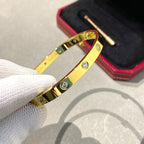 ®ジュエリコーン®ラブブレスレット 6.1mm 10ダイヤモンド