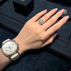 Jewelicorn Loop Ring Vollmotiv Diamant 16mm Silber