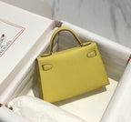 HM KELLY MINI 20 GELB EPSOM GOLDENE BESCHLÄGE