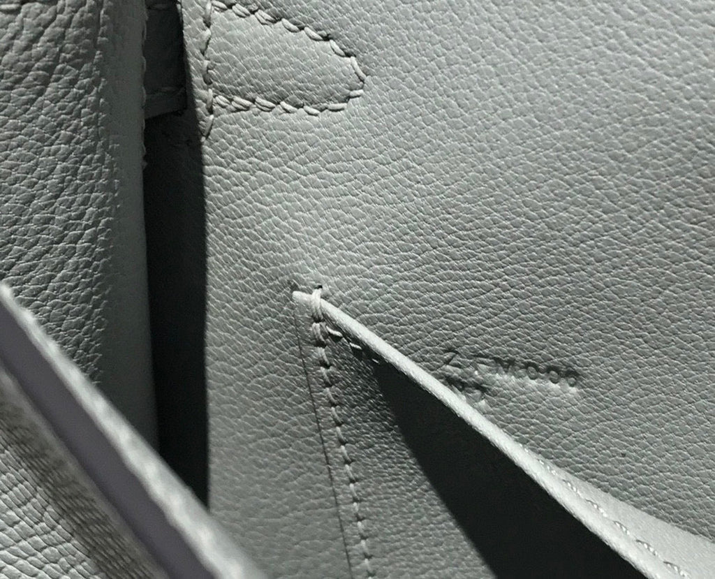 HM KELLY MINI 20 MITTELGRAU EPSOM GOLDENE BESCHLÄGE