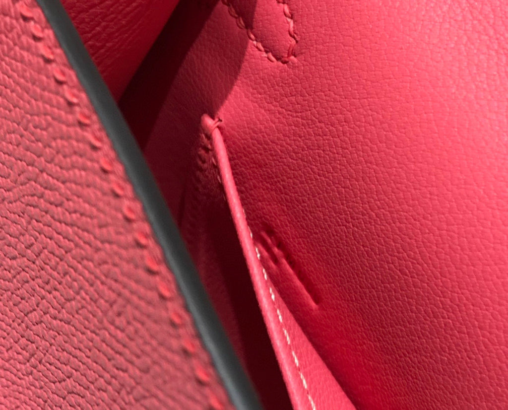 HM KELLY MINI 20 DUNKELROSA EPSOM GOLD BESCHLÄGE