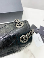 MEDIUM NIKI 28 IN BLACK CALFSKIN CHAIN BAG High-end