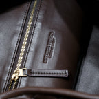 LARGE HOP 54 IN BROWN LAMBSKIN