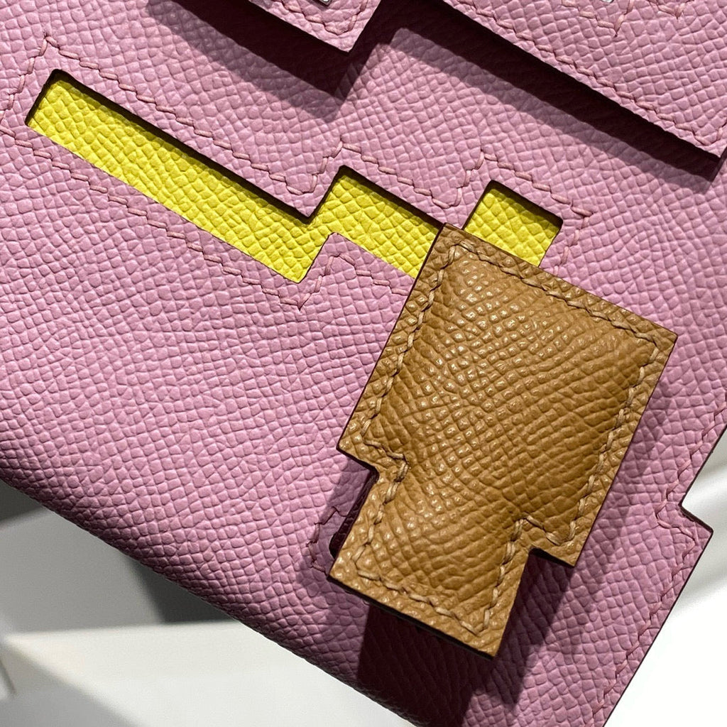 KELLY DOLL PICTO MINI 18 PINK MIX BRAUN KALBSFELL