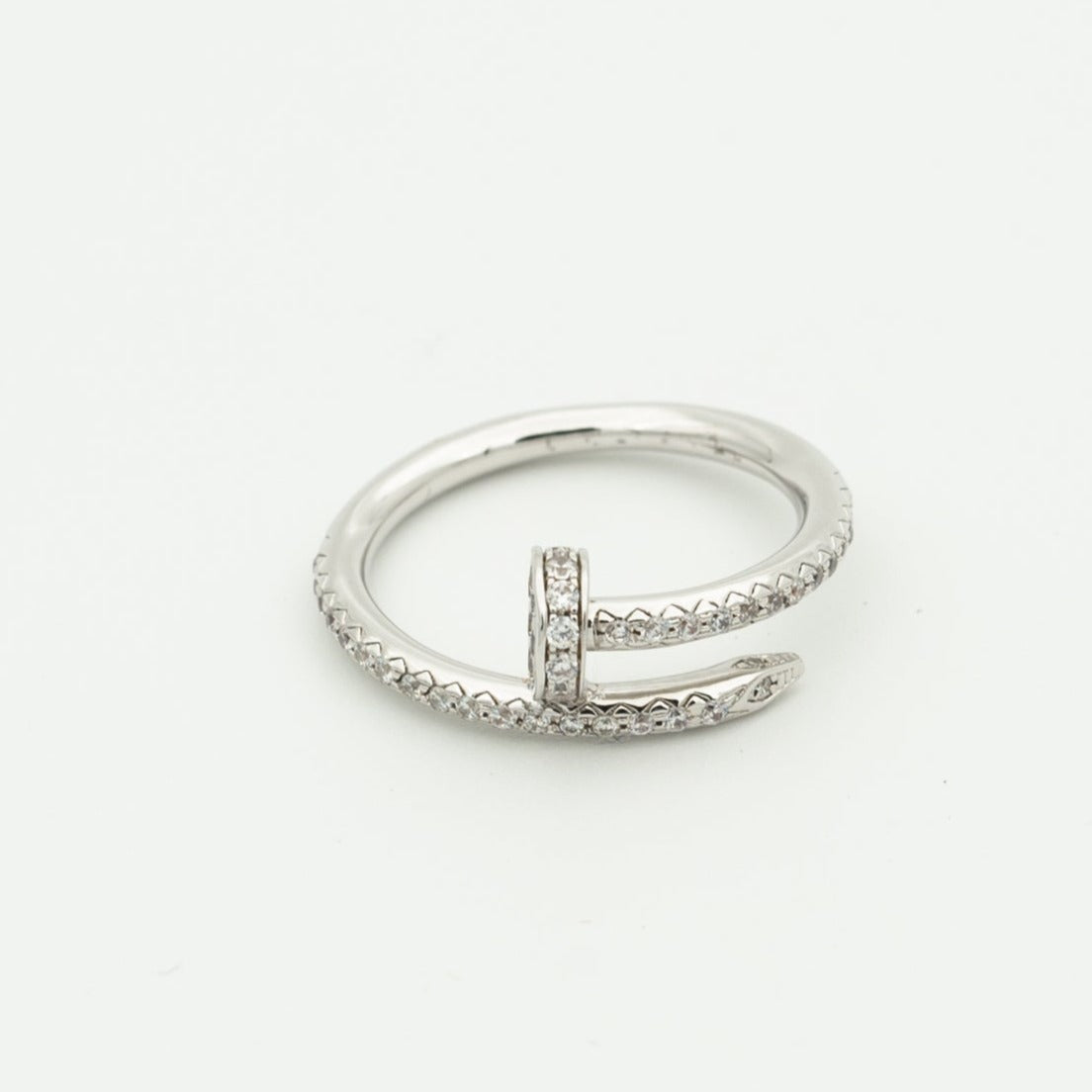 Jewelicorn Juste Ring, 1,8 mm Silber, Diamanten