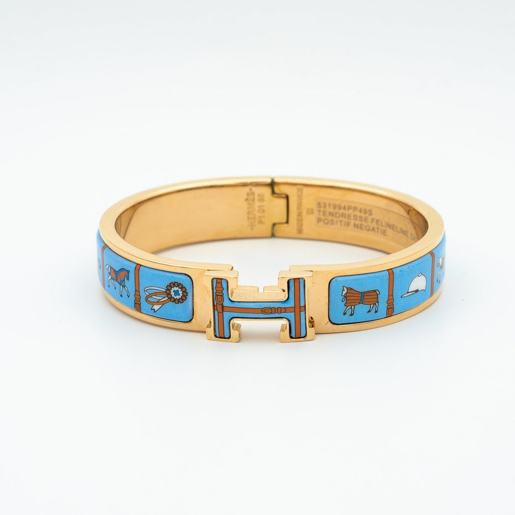 ¡®Jewelicorn¡¯H PINK GOLD BRACELET BLUE CERAMIC