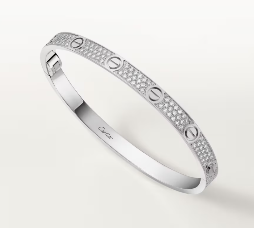 [⭐JeweliWhal]NEW-LOVE-4.8MM-Width Diamond-Studded Bracelet