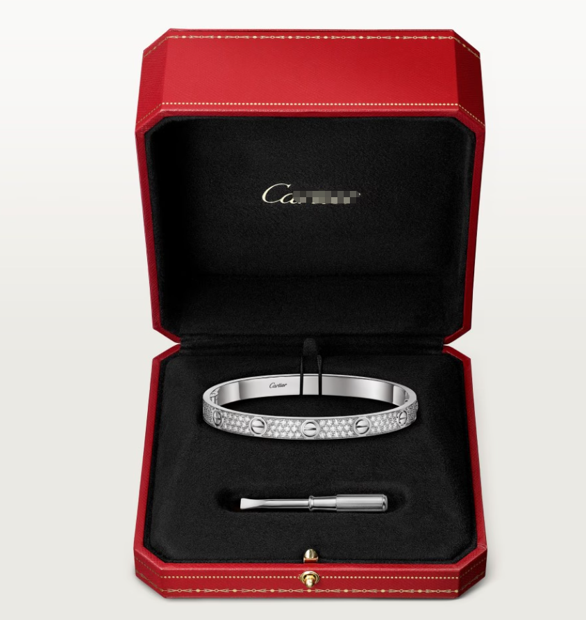 [⭐JeweliWhal]NEW-LOVE-6.1MM-Width Diamond-Studded Bracelet