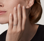 [⭐JeweliWhal]LOVE RING 2.6mm-wide full-diamond ring silver