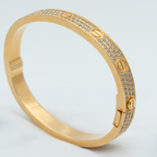 ®Jewelicorn®ラブブレスレット 6.1mm ダイヤモンドパヴェ