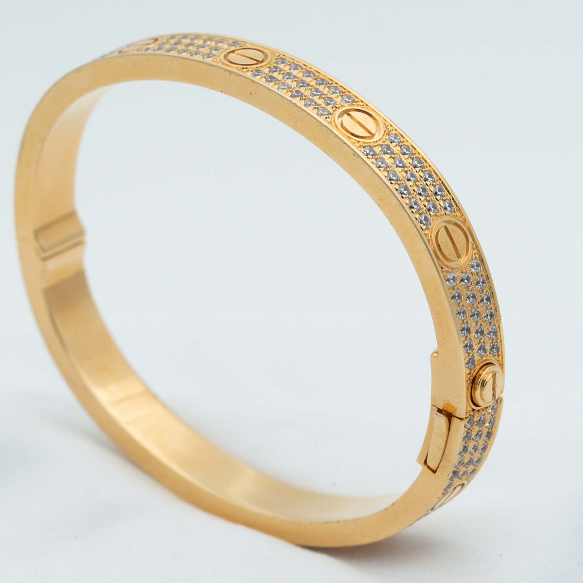 Jewelicorn LOVE Armband, 6,1 mm diamantbesetzt 