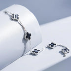 [⭐JeweliWhal] CLOVER 5 MOTIF PULSAR STONE BRACELET COLLECTION