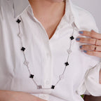 ¡®Jewelicorn¡¯CLOVER 20 MOTIFS ONYX DIAMOND SILVER