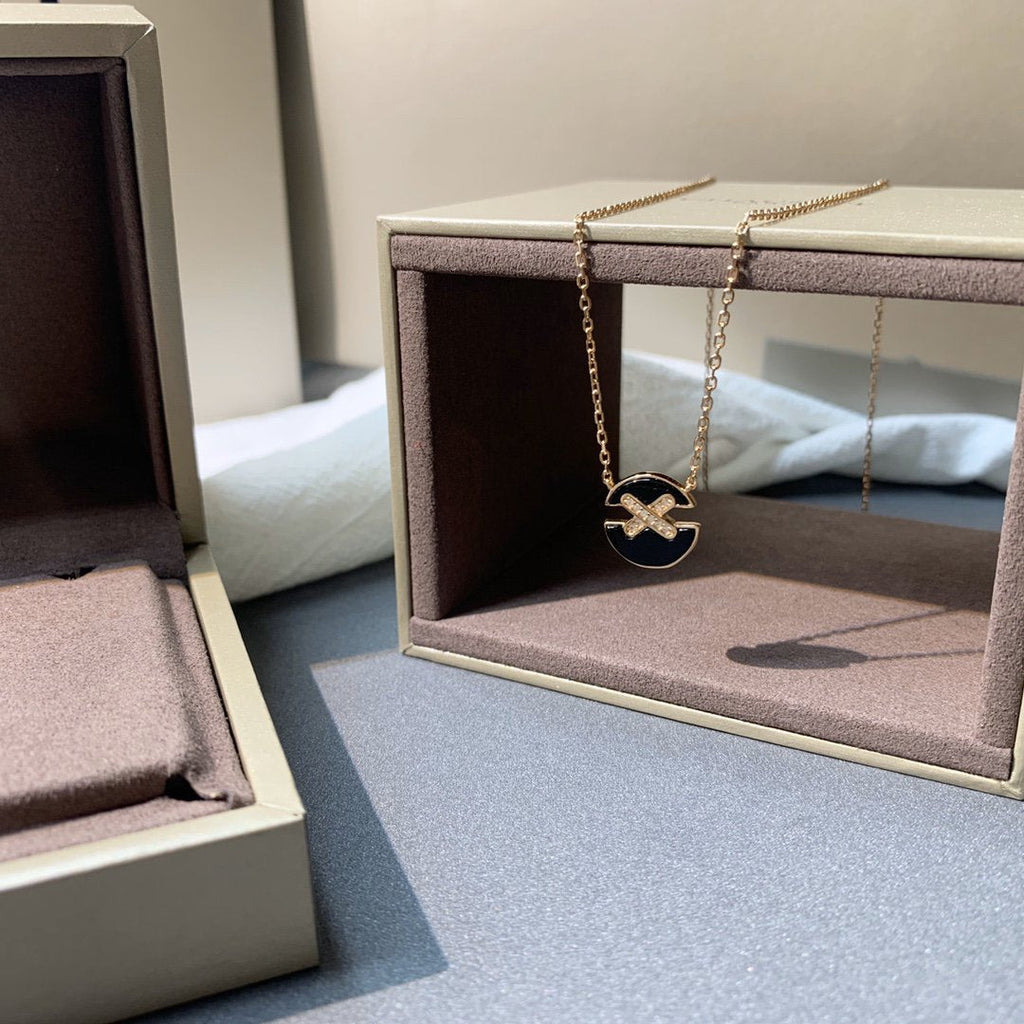 ¡®Jewelicorn¡¯JEUX DE PINK GOLD DIAMOND NECKLACE