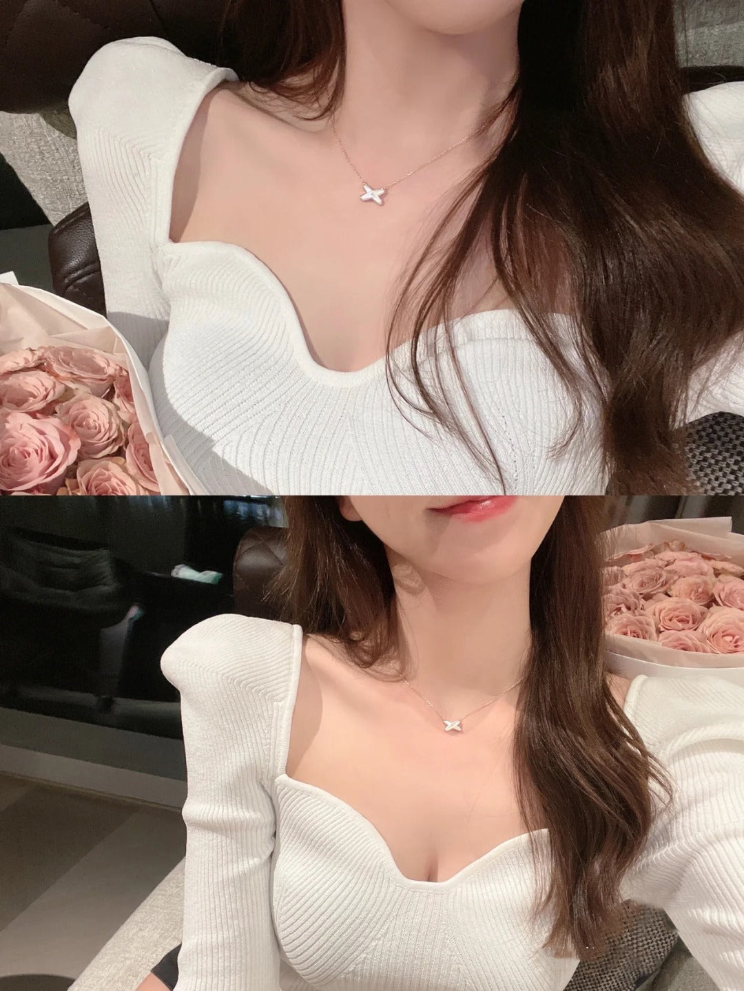 Jewelicorn Halsketten mit 1 Diamanten