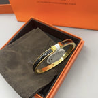 ®Jewelicorn® クラシック HM クリック ブラック 8mm エナメル ブレスレット