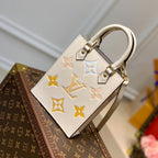 LV PETIT SAC PLAT CREME MONOGRAM EMPREINTE RINDSLEDER