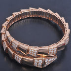 ¡®Jewelicorn¡¯SERPENTI WIDE BRACELET PINK GOLD DIAMOND