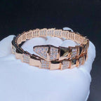 ¡®Jewelicorn¡¯SERPENTI WIDE BRACELET PINK GOLD DIAMOND