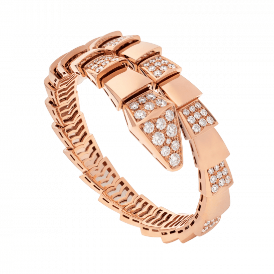 ¡®Jewelicorn¡¯SERPENTI ARMBAND ROSA GOLD DIAMANT