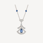 ¡®Jewelicorn¡¯DREAM NECKLACE AGATE DIAMOND SILVER