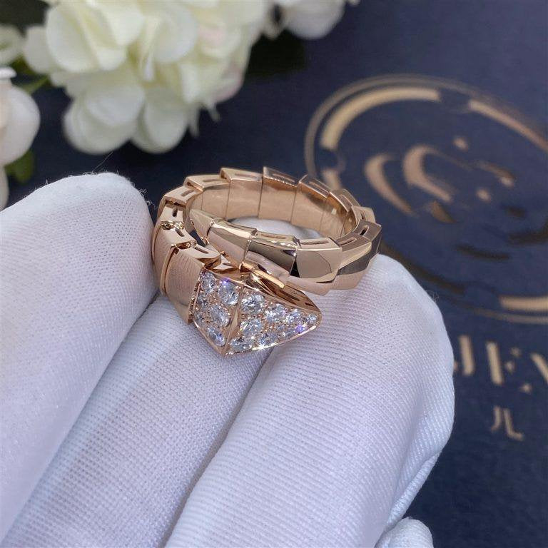 ¡®Jewelicorn¡¯SERPENTI RING ROSA GOLD DIAMANT