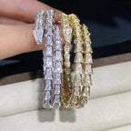 ¡®Jewelicorn¡¯SERPENTI BRACELET GOLD DIAMOND DOUBLE ROW