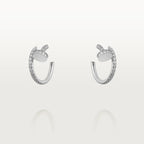 Jewelicorn Juste Ohrringe, 12,75 mm, Silber, Diamant