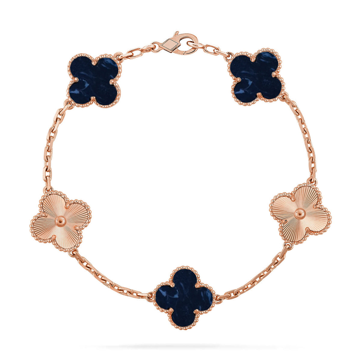 [⭐JeweliWhal]CLOVER 5 MOTIF PIETERSITE BRACELET COLLECTION