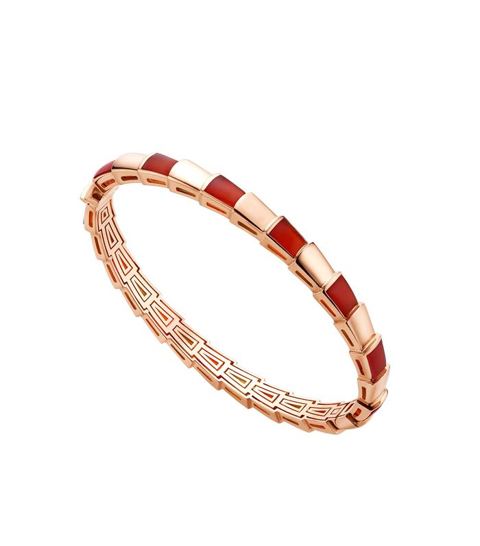 ®Jewelicorn™ SERPENTI ARMBAND ROSA GOLD RUBELLIT