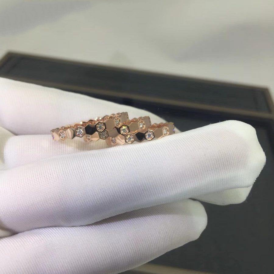 ®Jewelicorn® ビーラブリング ピンクゴールド ダイヤモンド