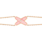 Jewelicorn Armband Pink Mop Pink Gold 1 Diamant