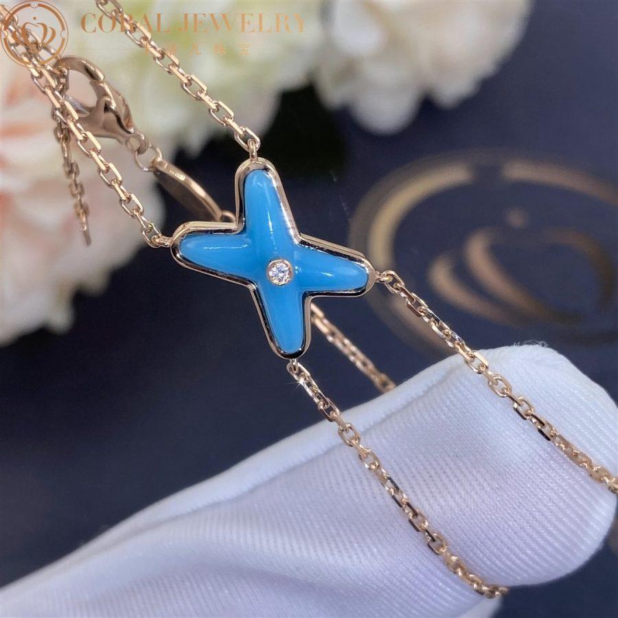 Jewelicorn Armband Türkis Roségold 1 Diamant