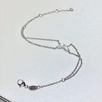 Jewelicorn Armband Weiß Perlmutt Silber 1 Diamant