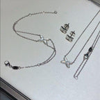 Jewelicorn Armband Weiß Perlmutt Silber 1 Diamant