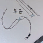 Jewelicorn Armband Weiß Perlmutt Silber 1 Diamant