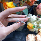 ¡®Jewelicorn¡¯JEUX DE SILVER DIAMOND EARRINGS