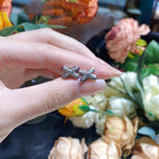 ¡®Jewelicorn¡¯JEUX DE SILVER DIAMOND EARRINGS