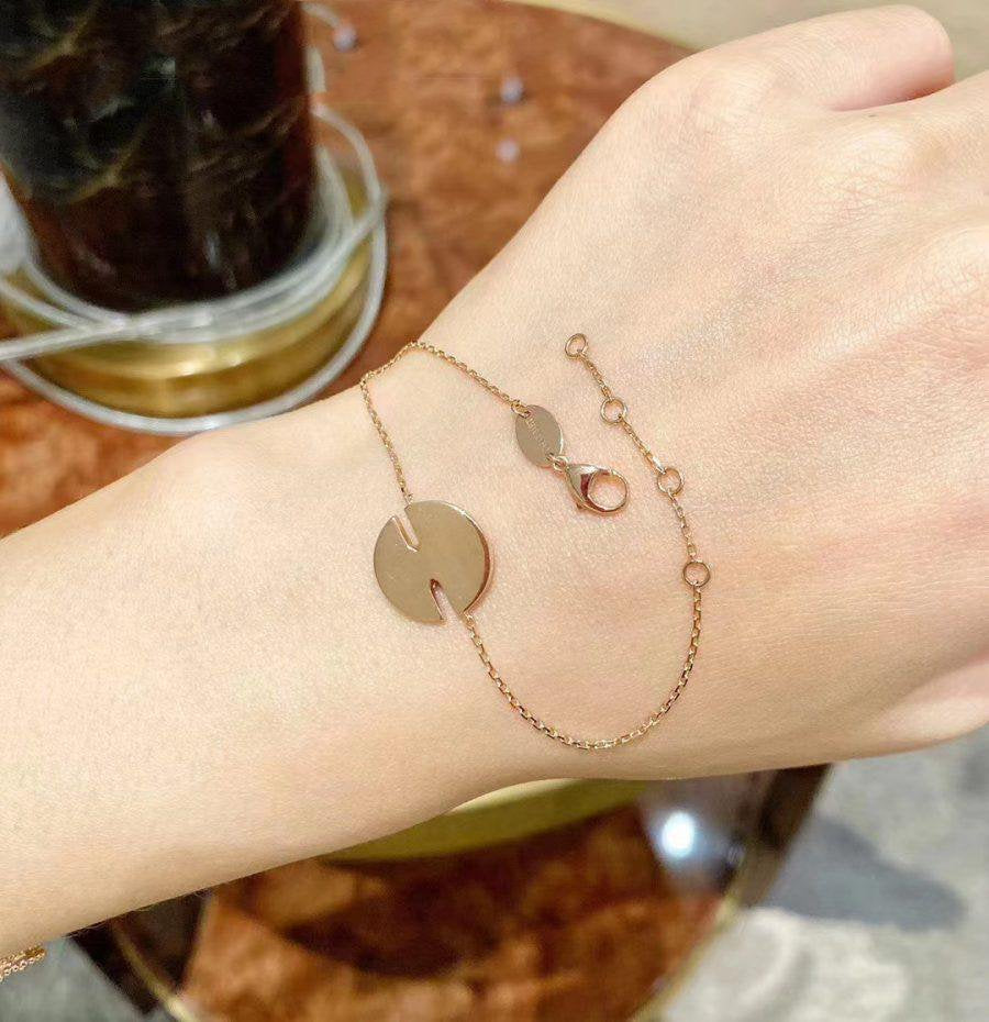 ¡®Jewelicorn¡¯Armbänder mit rosafarbenen und goldenen Diamanten