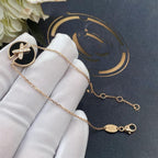 Jewelicorn Armbänder aus Onyx, Rosa, Gold und Diamanten