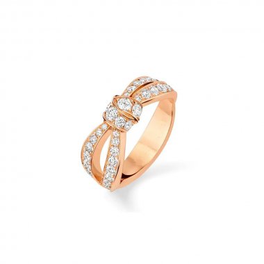 Jewelicorn LIENS RING AUS ROSA GOLD MIT DIAMANTEN