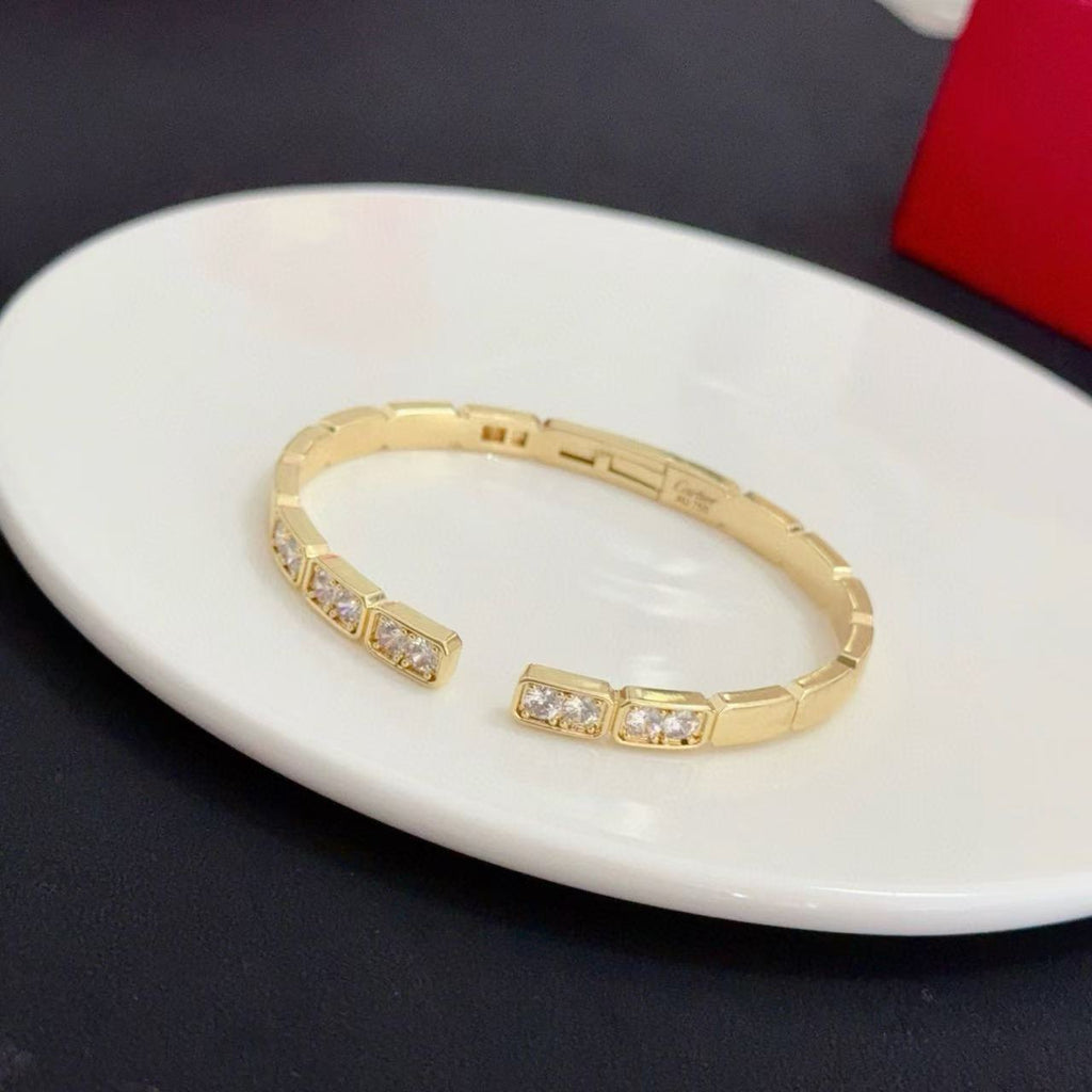 [⭐JeweliWhal]LOVE DIAMOND OPEN  BRACELET
