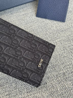 VERTICAL LONG WALLET 19 IN BLACK MONOGRAM OBLIQUE JACQUARD